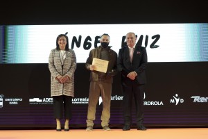 Ángel Ruiz, medalla al mérito deportivo.