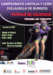 Cartel Campeonato de Castilla y León de Circuito.