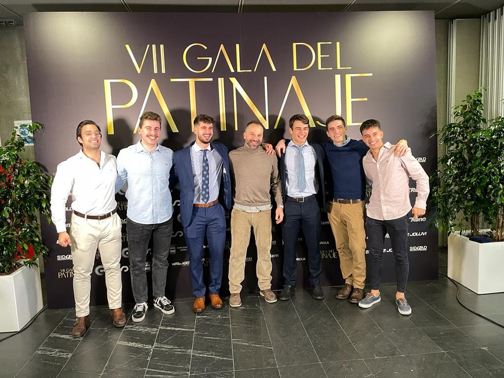 Reconocimientos en la Gala de la Federación Española de Patinaje.